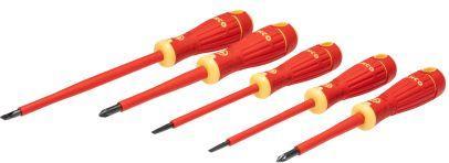 Produktbild Bahco 5pcs Insulated Scd Set Slot/Pz (Pozidriv-Kreuzschlitz (PZ))