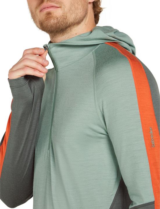 Actual product image Icebreaker Merino 200 Sonebula L/S Half Zip Hood (S)