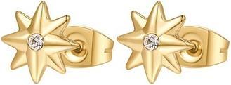 Immagine prodotto Brosway Orecchini a stella placcati in oro con cristalli chakra (Oro)