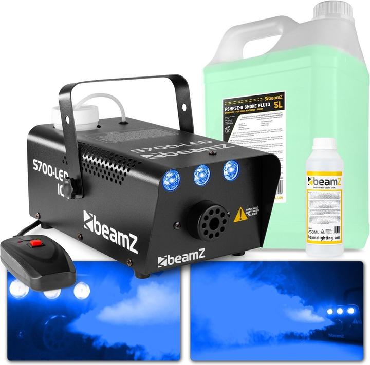 Produktbild BeamZ Rauchmaschine - S700led mit ICE -Effekt inkl. Reinigung und Rauchflüssigkeit