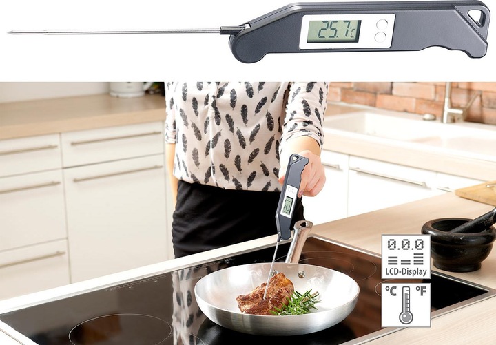Produktbild Rosenstein & Söhne Digitales Haushalts-Thermometer, klappbar