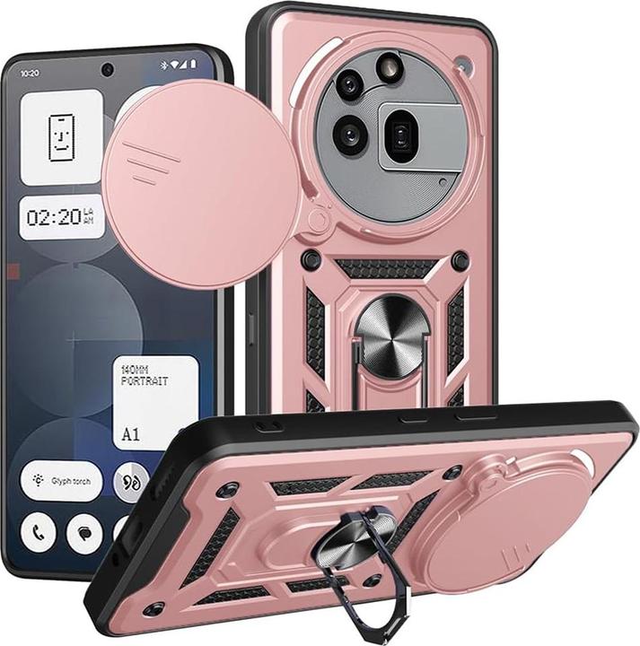 Actual product image Techsuit - CamShield Series - Nothing Phone (3a) Pro - Rose Gold (Nothing Phone (3a) Pro)