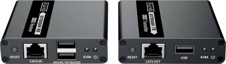 Actual product image Value KVM extension via TP, USB + HDMI (1080P@60Hz) + audio, 70m