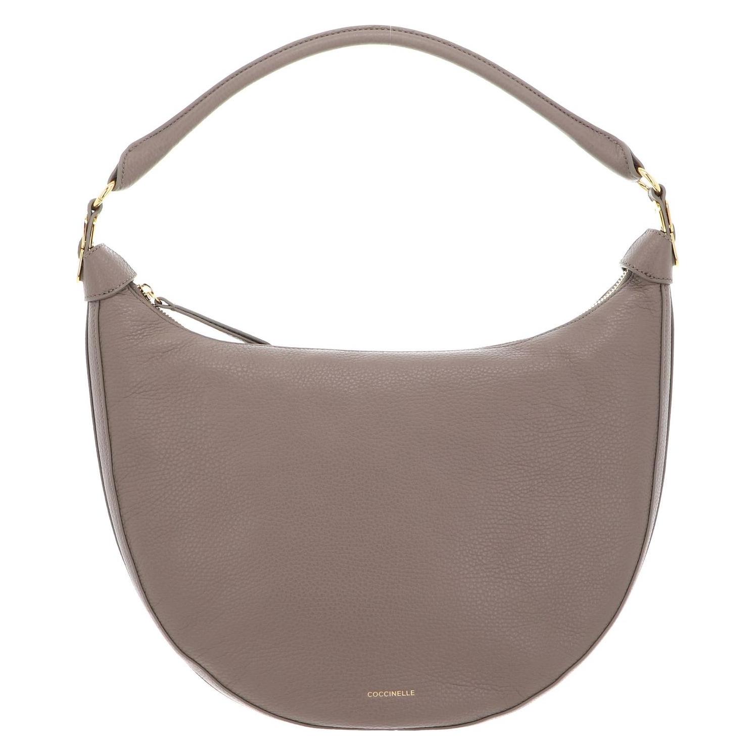 Coccinelle, Damen, Handtasche, Sunnie Handbag Grained Leather, Braun