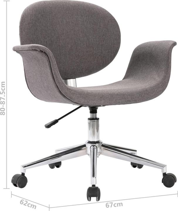 Produktbild vidaXL Bürostuhl (42 - 49.50 cm)