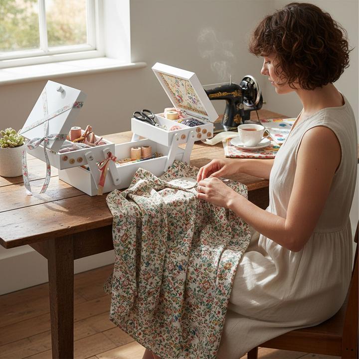 Actual product image Relaxdays sew box