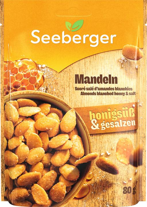 Produktbild Seeberger Blanchierte Mandeln, Honig & Salz 80g (80 g)
