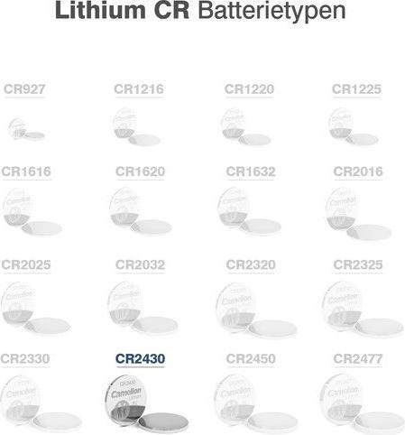 Actual product image Camelion Lithium (5 pcs., CR2430, 270 mAh)