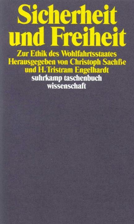 Produktbild Sicherheit und Freiheit (Deutsch, 1990)