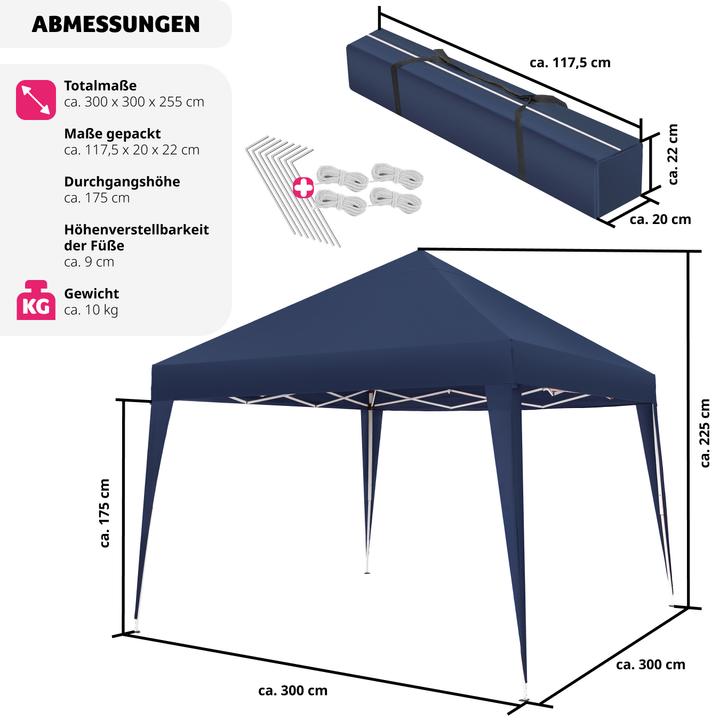Actual product image tectake Linosa (300 cm, 300 cm)