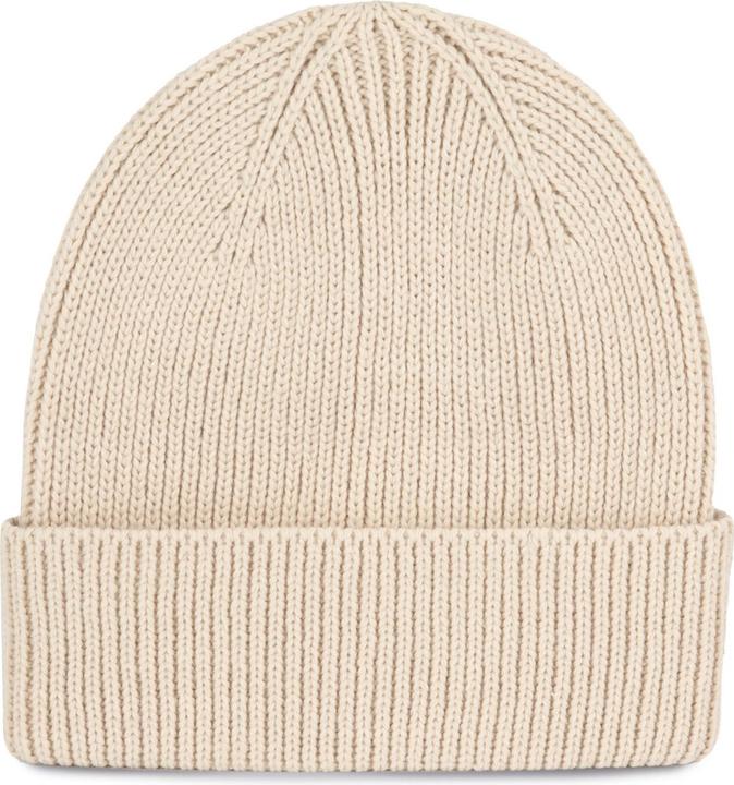 Actual product image K-up Ribbed beanie with lapel