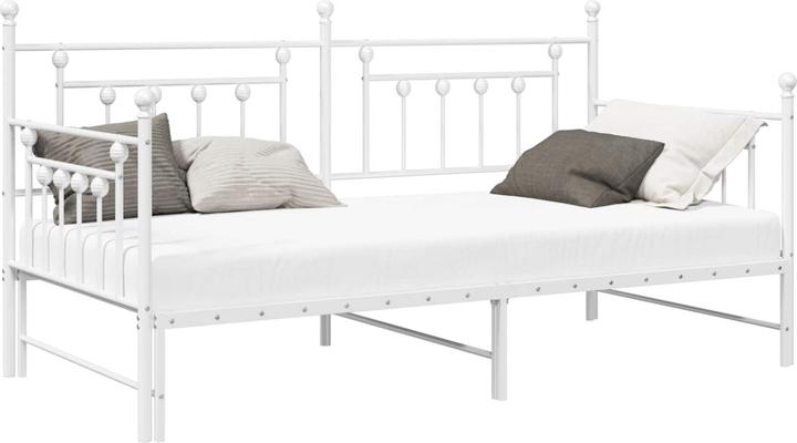 Actual product image vidaXL Metal bed frame (107 x 203 cm)