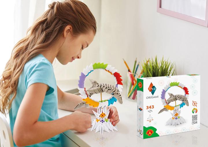 Produktbild Selecta Spielzeug ORIGAMI 3D - Delphin, 343St.