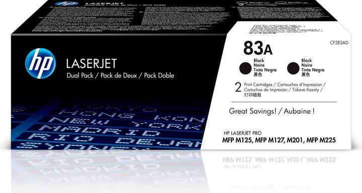 Actual product image HP 83A Dual Pack (FC)
