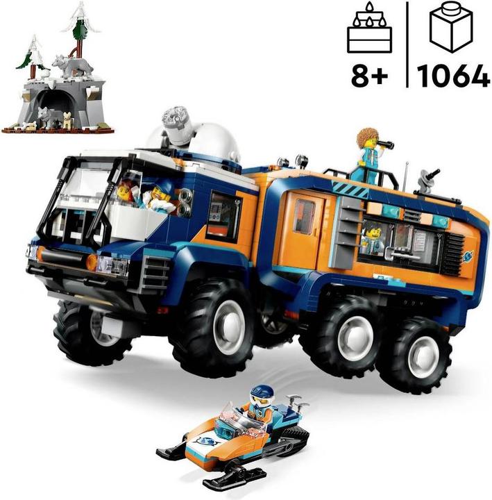 Produktbild LEGO Arktis-Truck mit Labor (60471, LEGO City)