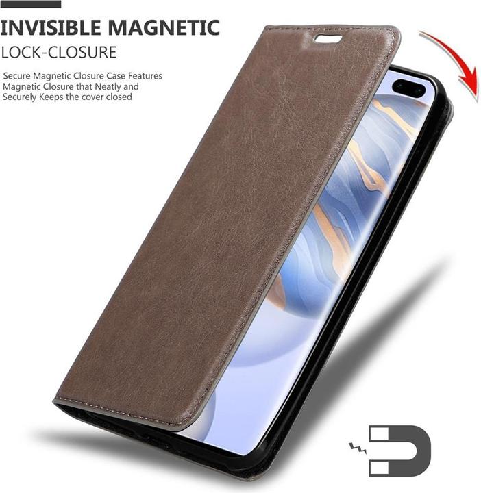Actual product image Cadorabo Book Invisible Magnet Cover (Honor 30 Pro)
