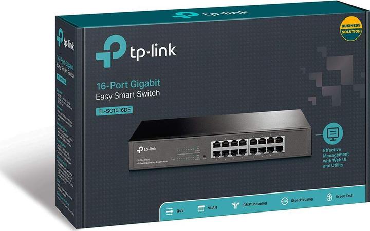 Actual product image TP-Link Switch Omada Easy Smart 16 x 1G Ports TL-SG1016DE 16 Port (16 ports)