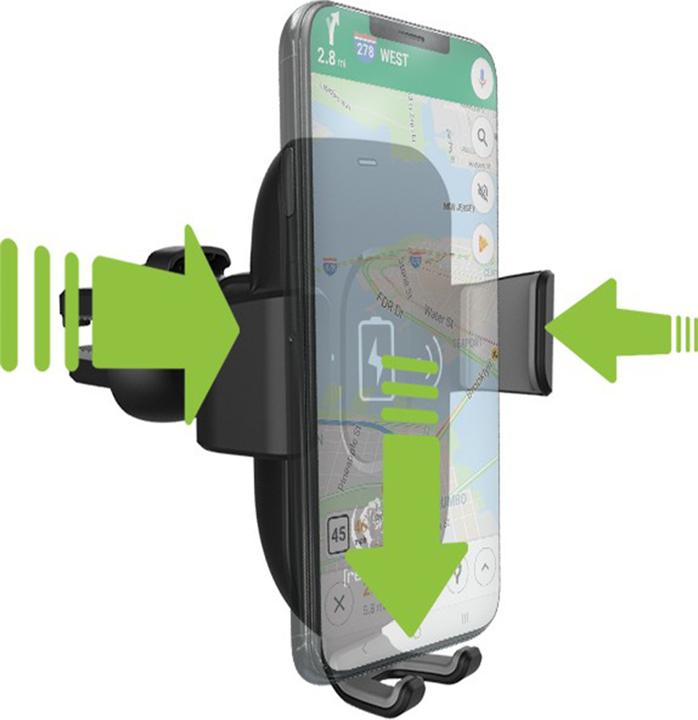 Actual product image Rebeltec 15W Wireless Charger and Smartphone Holder in One C25 (15 W)