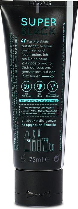 Immagine prodotto happybrush SuperBlack (75 ml)