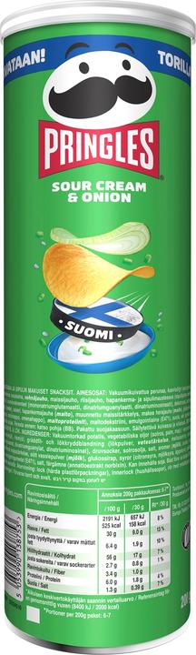 Image du produit Pringles Crème aigre et oignon (200 g, 1 pcs)
