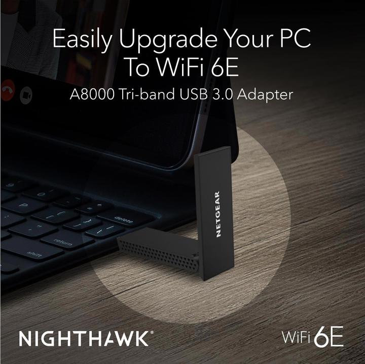 Actual product image Netgear Nighthawk AXE3000 (USB 3.2)