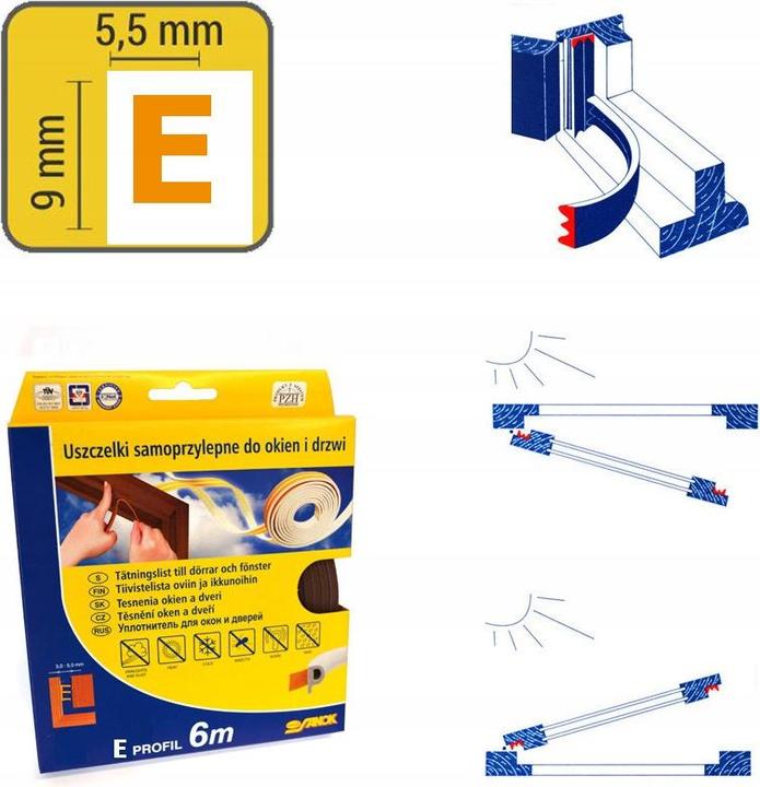 Produktbild Stomil Sanok USZCZELKA BRĄZOWA E-150mb