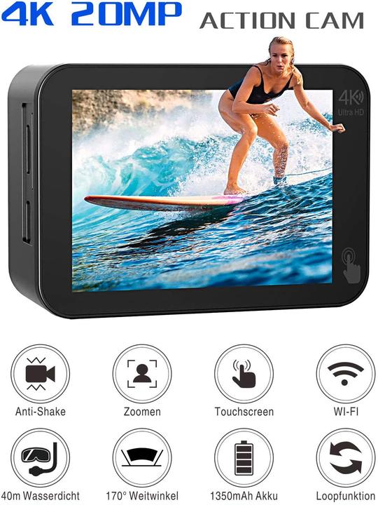 Produktbild Campark Action Cam 4K 20MP
