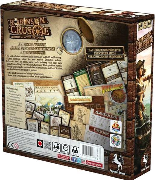 Produktbild Pegasus Robinson Crusoe - Abenteuer auf der Verfluchten Insel (Deutsch, 1 - 4 Spieler)
