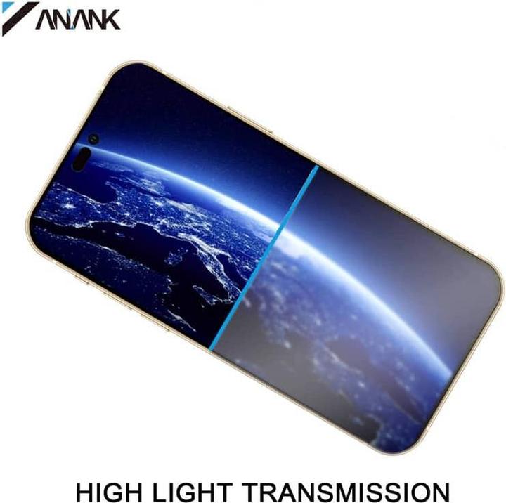 Actual product image Anank - 2.5D 10X Reinforced CG Screen Protector - iPhone 17 Pro Max - Black (1 Piece, Apple iPhone 17 Pro Max)
