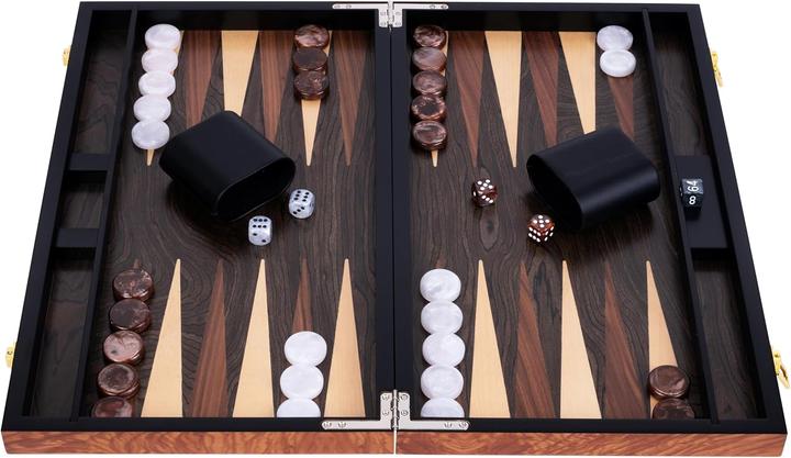Produktbild Engelhart Luxus-Backgammon-Set Rosenholz (2 Spieler)