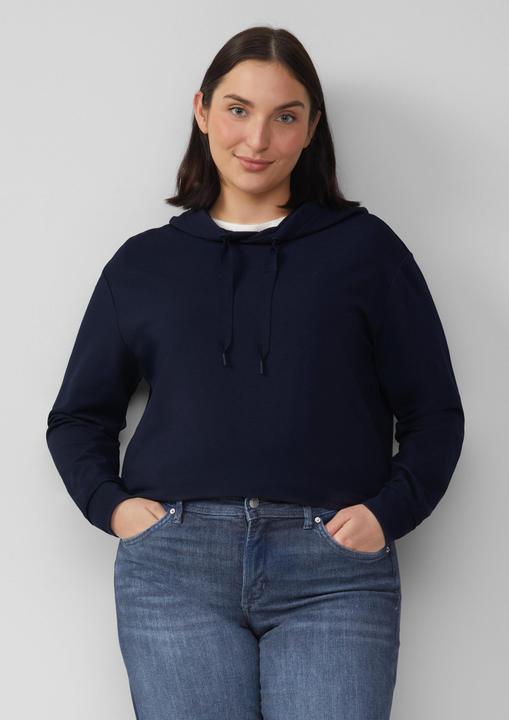 Produktbild S.Oliver Sweatshirt Weiches Kapuzen-Sweat mit Herz-Stickerei (44)