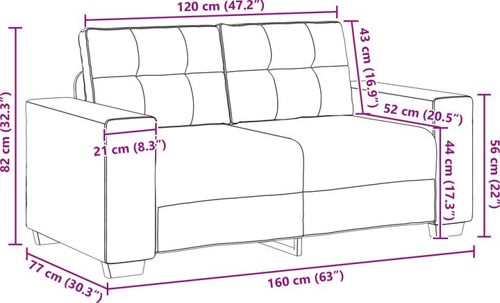 Produktbild vidaXL Sofa Set (2-Sitzer, 3-Sitzer)