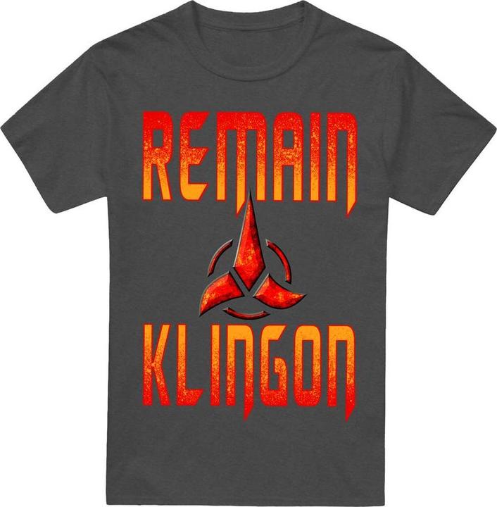 Produktbild Universal Textiles Remain Klingon TShirt (S)
