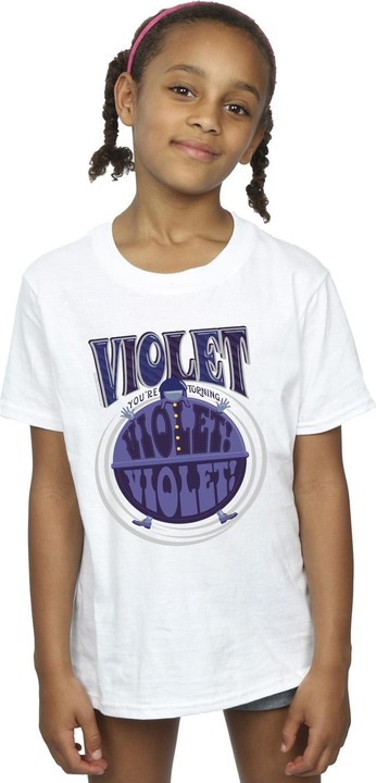 Immagine prodotto Willy Wonka & the Chocolate Factory Violet Turning Violet Maglietta Ragazze (116)