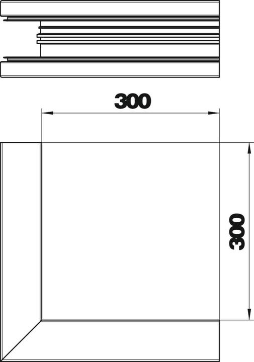 Actual product image OBO Bettermann OBO GA-SA70130RW Symmetrical external corner 70x130mm aluminium FS pure white RAL9010 (7 cm)