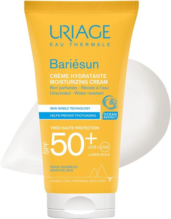 Actual product image Uriage Fragrance-Free Cream SPF 50+ (Suntan cream, SPF 50+, 50 ml)