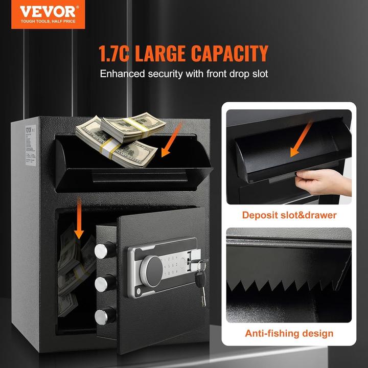 Actual product image Vevor Depository Safe (1.70 l)