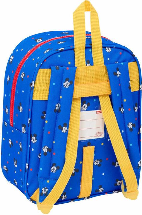 Actual product image Mickey Mouse Club House Mickey Mouse Clubhouse Schulrucksack Good Day Blau 22 X 27 X 10 Cm