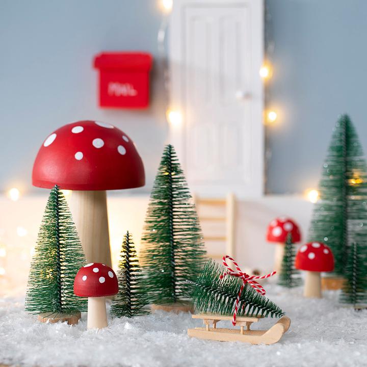 Image du produit Creativ Company Mini figurine 14 x 9 cm Champignons