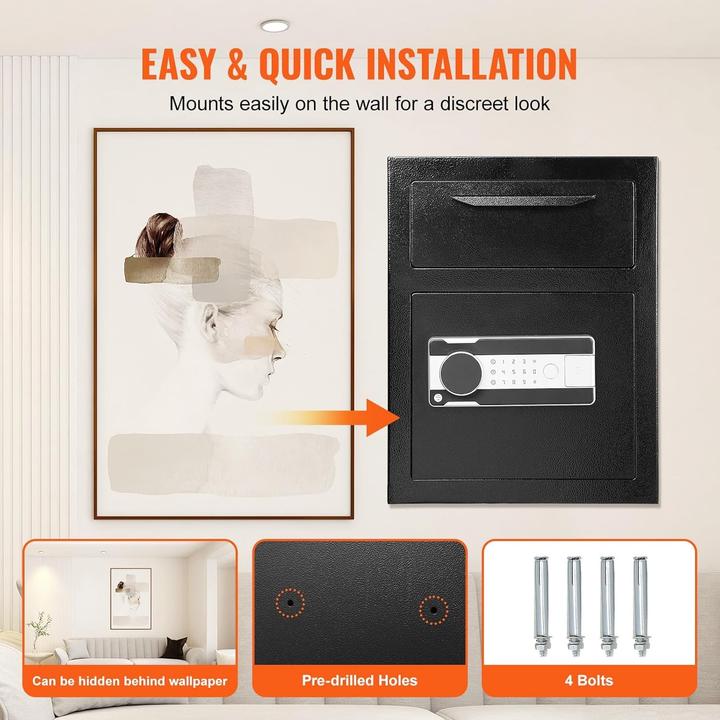 Actual product image Vevor Depository Safe (1.70 l)