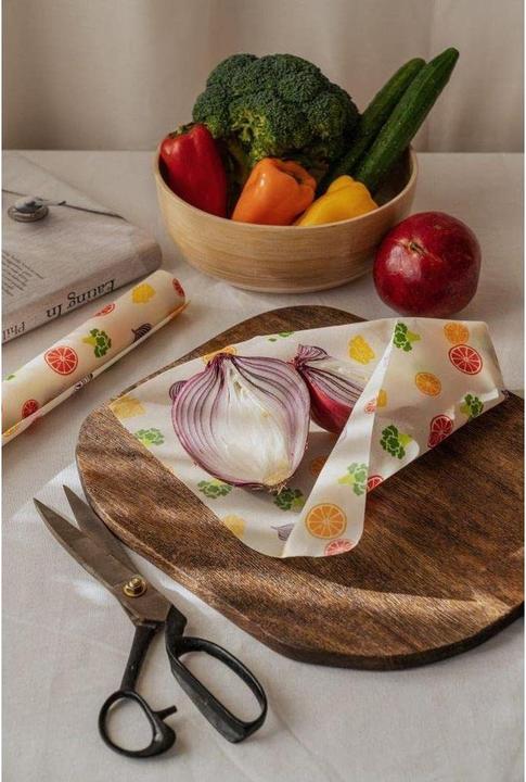 Actual product image Nuts Beeswax Cloth Roll Fruit, 30.5x90 cm (1 x)