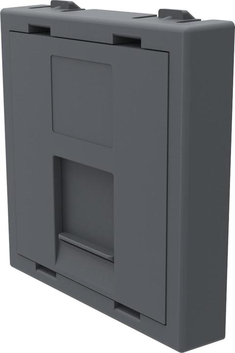 Produktbild IB Connect Multimedia-Zubehör 45x45 anthrazit Abdeckung für 1x RJ45 (0.05 m)