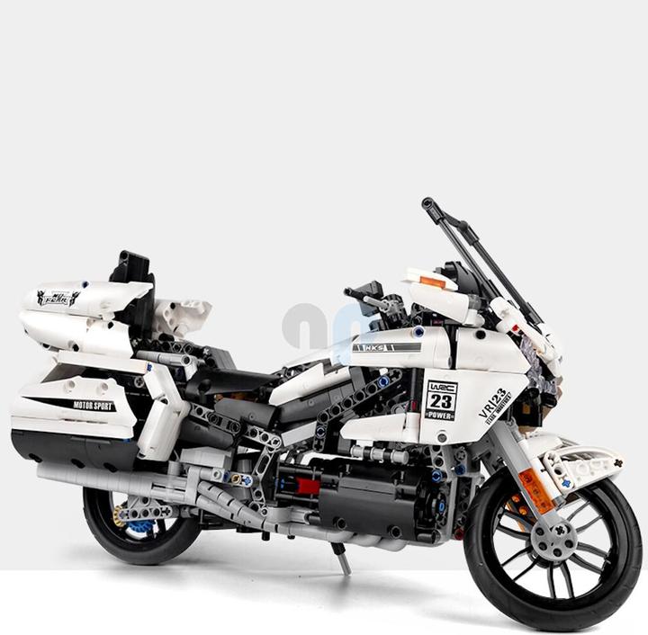 Actual product image Mould King 23001 - Gold Wing Motorcycle (1328 pieces)