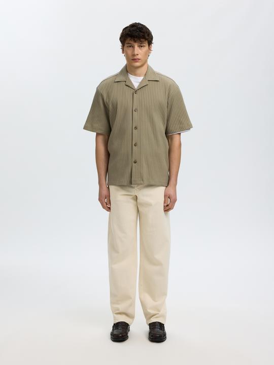 Produktbild Selected Geripptes Relaxed Fit Overshirt (L)