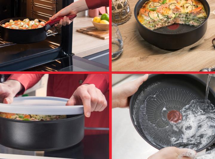 Productafbeelding Tefal Ingenio So'Light pannenset 11-delig (L72393) (Koekenpan, Kookpotten en pannenset, Steelpan, Aluminium)