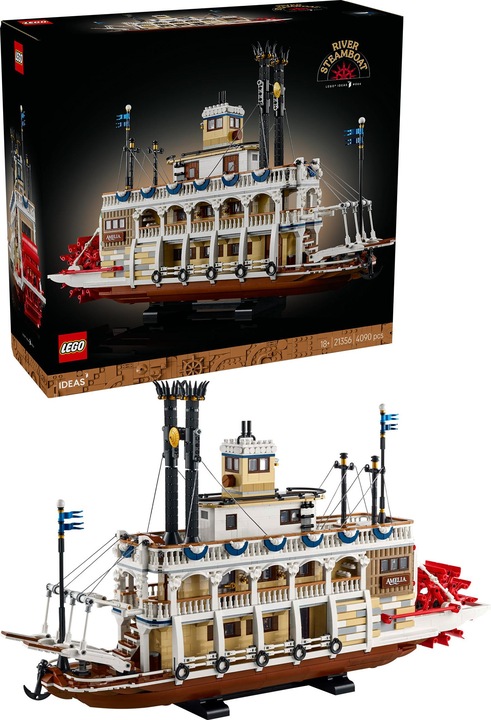 Actual product image LEGO Flussraddampfer (21356, LEGO Ideas, LEGO Rare Sets)