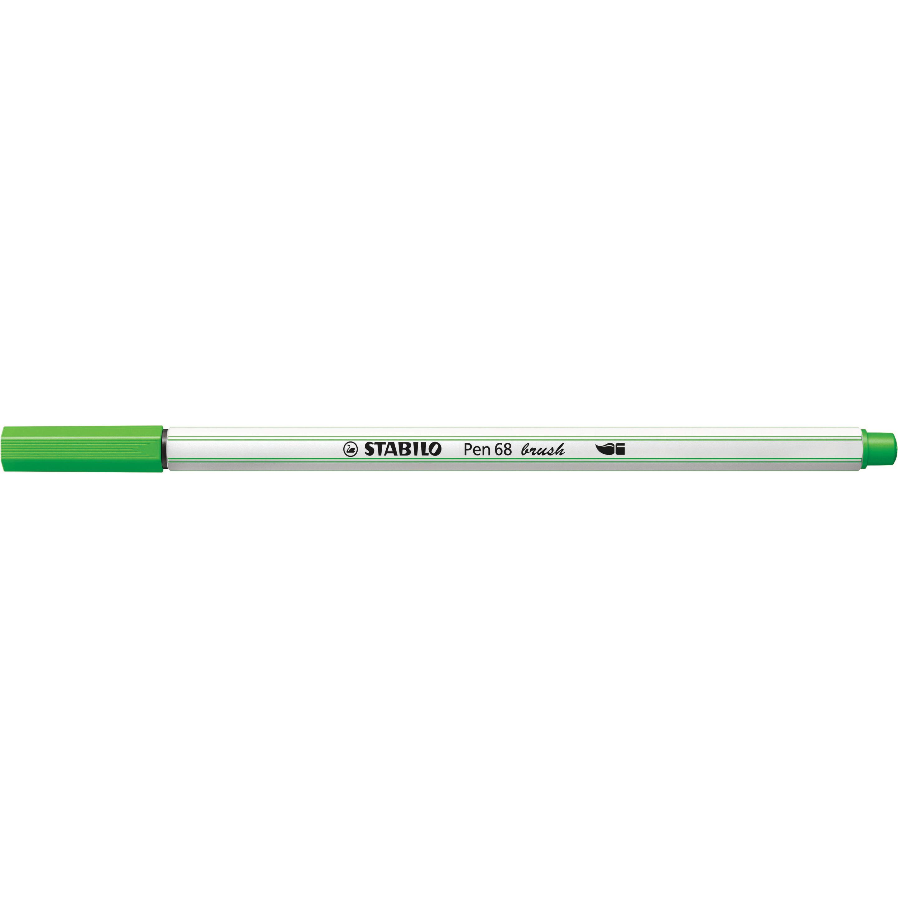 Thumbnail - 10x STABILO, Malstifte, Pen 68 brush Premium-Filzstift (Hellgrün, 1 x)