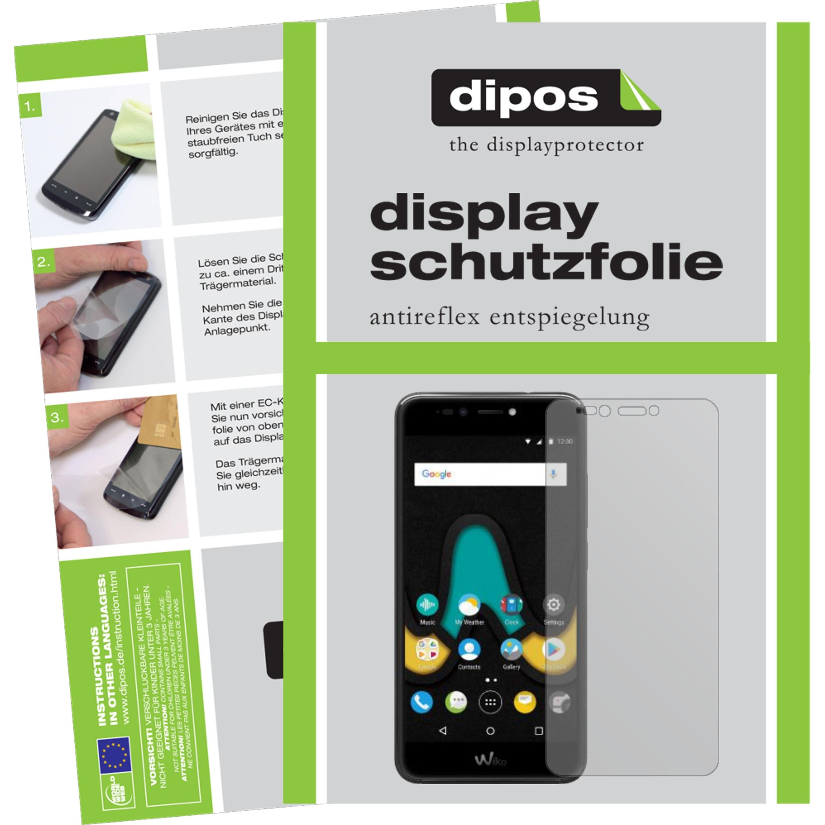 Thumbnail - Dipos Displayschutzfolie Antireflex (2 Stück, Wiko Upulse), Smartphone Schutzfolie, Transparent