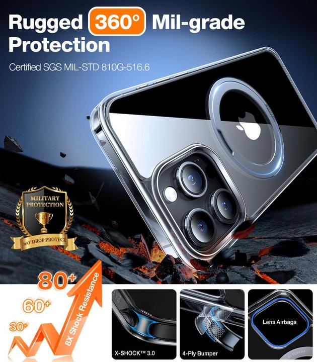 Image du produit Torras UPRO Ostand Pro iPhone 15 Pro (Apple iPhone 15 Pro)