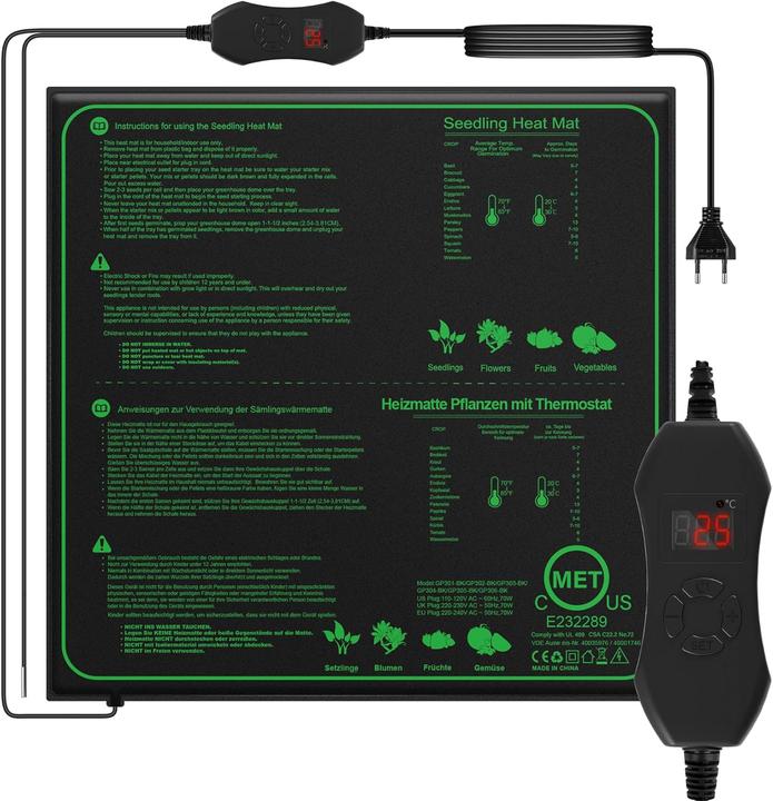 Produktbild Mojimdo Heizmatte Pflanzen mit Thermostat